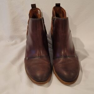 PIKOLINOS Dark Brown Leather Boots